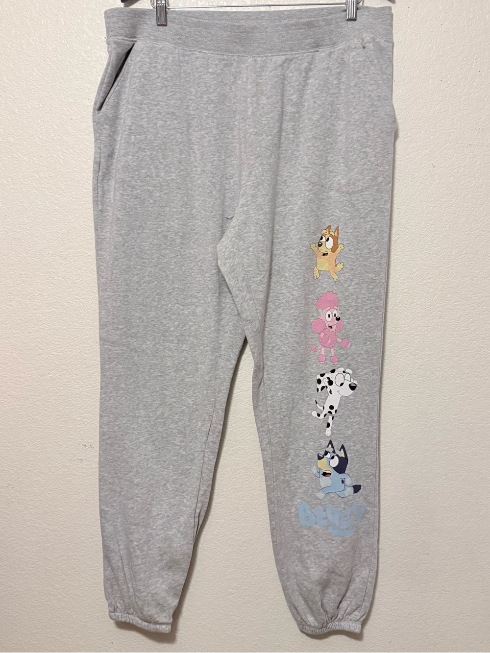 Women’s Gray Character Jogger Pants - Soft Cotton Blend 0151